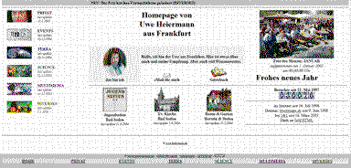 Homepage 2004 - 2005
