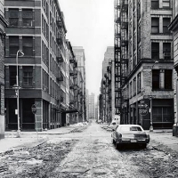 Empty streets in New York