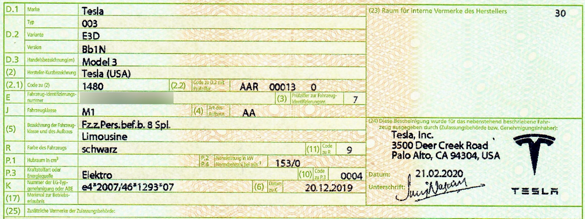 Fahrzeugbrief