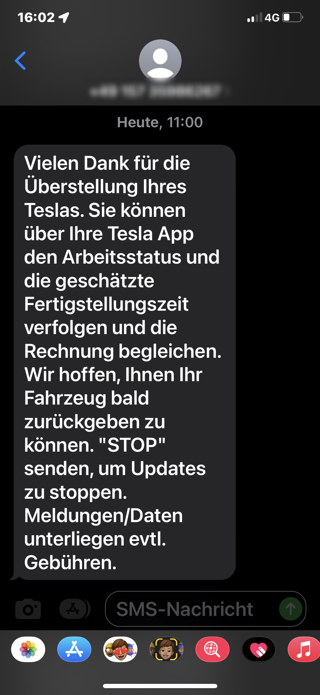 Tesla SMS